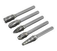 Loops 5 PACK - 10mm Tungsten Carbide Rotary Burr Bits Set - VARIOUS RIPPER / COARSE Loops Multicolor