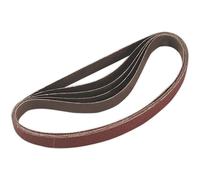 Loops 5 PACK - 20mm x 520mm Sanding Belts - 60 Grit Aluminium Oxide Slim Detail Loop Loops Multicolor