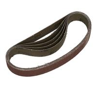 Loops 5 PACK - 30mm x 540mm Sanding Belts - 40 Grit Aluminium Oxide Cloth Backed Loop Loops Multicolor