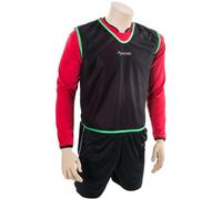 Loops 50 Inch Adult Lightweight Sports Training Bib - BLACK - Plain Football Vest