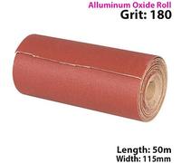 Loops 50m 180 Grit Aluminium Oxide Sand Paper Rolls Long Life Sanding Grinding Sheet Loops Multicolor