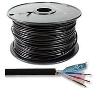 Loops 50m -2 Core PRO Audio Microphone Cable- Double Shielded/Screened Pure Copper XLR