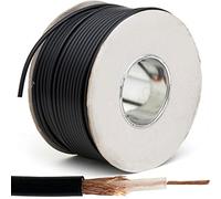 50M Black RG58U Coaxial Cable 50 Ohm CCA SMA Router DAB Radio Aerial Signal