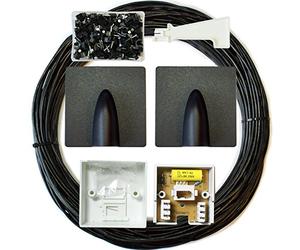 Loops 50M BT Extension Outdoor/External Cable/Lead Kit -Telephone Line Phone Broadband