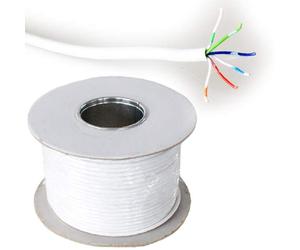 Loops 50m BT Telephone Extender Cable - 3 Pair 6 Way/Core Lead - Multicore/Multiline Wire Reel - Install/Make Phone Extension Slave Line