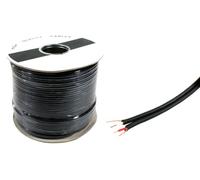 Loops 50m Twin Screened Audio Cable - Shotgun Dual Twin 2 Cores - RCA Stereo Phono AV Coax Wire