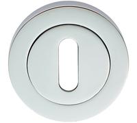 Loops 50mm Lock Profile Round Escutcheon 10mm Depth Concealed Fix Polished Chrome Loops Multicolor
