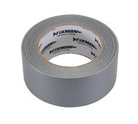 Loops 50mm x 50m SILVER Heavy Duty Duct Tape - Strong Waterproof Grab Adhesive Roll - Hand Tearable Repair & Maintenance Hose Pipe Gutter Outdoor Tape