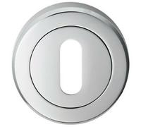 Loops 51mm Lock Profile Escutcheon Chamfered Edge Concealed Fix Polished Chrome Loops Multicolor