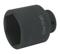 Loops 52mm DEEP Hardened Impact Socket Bit - 1/2" Sq Drive - For Land Rover Hub Nuts Loops Multicolor