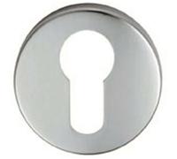 Loops 52mm Euro Profile Open Escutcheon 8mm Depth Concealed Fix Satin Aluminium Loops Multicolor