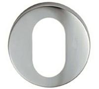 Loops 52mm Oval Profile Open Escutcheon 8mm Depth Concealed Fix Satin Aluminium Loops Multicolor