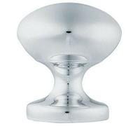 Loops 57mm Octagonal Centre Door Knob Victorian Polished Chrome Outdoor Handle