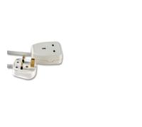 Loops 5m 1 Way Mains Power Gang Extension Socket - Multi Plug Splitter Adapter Cable