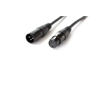 Loops 5m - 3 Pin XLR Male to Female DMX Lighting Cable - DJ Gig LED Signal Light Lead