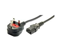 Loops 5m UK Plug to IEC Socket Mains 10A Power Cable | PC Monitor Amp Kettle C13 Lead | Replace/Repair 3 PIN Chargers | LCD Screens Printers