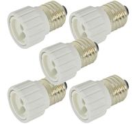 Loops 5x LED Spot Light Bulb Adapter E27 Edison Screw To Mini GU10 Bayonet Converter Loops Multicolor