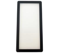 Loops 5x MATT BLACK Ultra-Slim Rectangle Under Cabinet Kitchen Light & Driver Kit - Natural White Diffused LED Loops Black