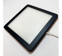 Loops 5x MATT BLACK Ultra-Slim Square Under Cabinet Kitchen Light & Driver Kit - Natural White Diffused LED Loops Black