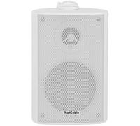 6.5" 100V 8Ohm Outdoor Weatherproof Speaker White 120W IP54 Rated Background Loops White One Size