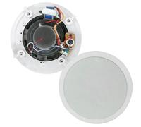 6.5" Round Ceiling Wall Speaker 100V Line / 8 Ohm 2 Way Premium PA Surround