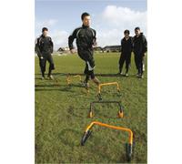 Loops 6 Pack Height Adjustable Training Hurdles Set - 6 Or 12 Inch Footwork Training