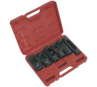 Loops 6 Piece Diesel Injector Window Socket Set - 1/2" Sq Drive - Injector Removal Loops Multicolor