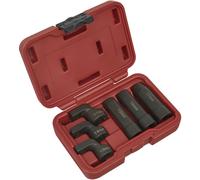 Loops 6 Piece EGT Sensor Socket Set - Straight & Offset - 6-Point 3/8" Sq Drive Loops Multicolor
