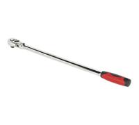 Loops 600mm Extra-Long Flexi-Head Ratchet Wrench - 1/2" Sq Drive - 72-Tooth Pear Head Loops Multicolor