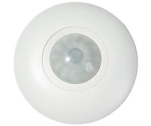 Loops 600W Max Outdoor/Bathroom PIR Occupancy Sensor - IP44 - Automatic Timer Reset Light Switch - Adjustable Lux & Timer Surface/Ceiling Mounted Movement Motion Detector Kit - Garden Warehouse