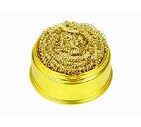 Loops 60mm Brass Wool Soldering Iron Tip Cleaning Ball & Base - NO Water Maintains Temp