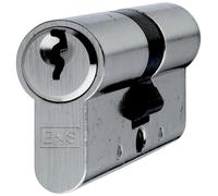 Loops 60mm EURO Double Cylinder Lock Keyed to Differ 5 Pin Nickel Plated Door in Metallics Loops Metallics