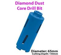 Loops 65mm x 150mm Diamond Core Drill Bit Hole Cutter For Brick Wall / Concrete Block Loops Multicolor