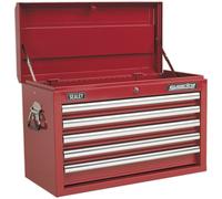 660 x 315 x 425mm RED 5 Drawer Topchest Tool Chest Lockable Storage Unit Cabinet