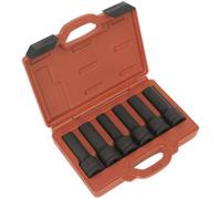 Loops 6pc TRX Star Female DEEP IMPACT Socket Bit Set - 3/4" Square Drive - 12 Point Loops Multicolor