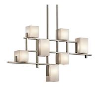Elegant 7 Bulb Classic Pewter Chandelier Pendant Light With Led G9 Bulbs