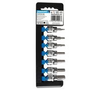 Loops 7 Piece Hex Drive 3/8" Socket Set 3mm to 10mm Ratchet Driver Allen / Alan Key Loops Multicolor
