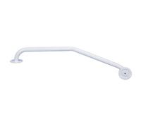Loops 720mm White Curved Handrail For Stairwells And Doorways - Left Handed Design