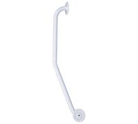 Loops 720mm White Curved Handrail - Ideal for Doorwars & Stairwells - Right Handed Loops White
