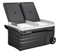 Loops 75L Dual Zone Vehicle Fridge Freezer For Camping And Travel - 12V & 24V Portable Cool Box