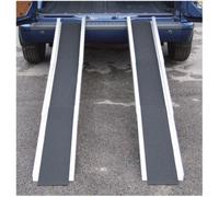 Loops 7Ft Lightweight Durable Channel Ramp - Gritted Surface - 200Kg Weight Limit