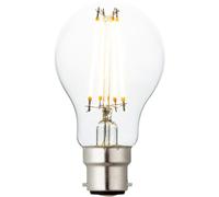 7W B22 Led Vintage Filament Gls Bulb - Warm White - Dimmable Clear Glass Lamp
