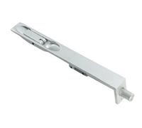 Loops 8 Inch Lever Action Flush Bolt Square Forend 204 x 20mm Satin Steel in Metallics Loops Metallics