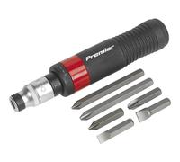 Loops 8 PACK Compact Impact Driver Set - Manual Tight Screw Remover Hammer Strike Loops Multicolor