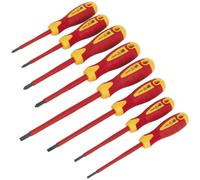 Loops 8 PACK VDE Screwdriver Set - 1000V AC Shock Proof Insulated Shafts Comfort Grip Loops Multicolor