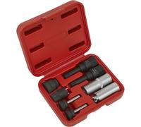 Loops 8 Piece Diesel Injector Repair Socket Set - Hex Security Bits - 1/2" Sq Drive Loops Multicolor