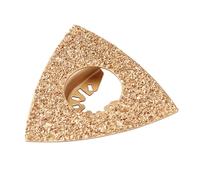 80mm Multi Tool Triangular Rasp Carbide Grit Grout & Mortar Remover File Bit