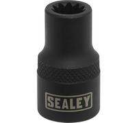 Loops 8mm Brake Caliper Socket - 3/8" Sq Drive - 11-Point Profile - Chrome Vanadium Loops Multicolor