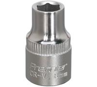 Loops 8mm Forged Steel Drive Socket - 3/8" Square Drive - Chrome Vanadium Socket in Metallics Loops Metallics