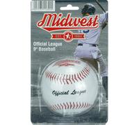 Loops 9 Inch Baseball Ball - League Official Synthetic Leather Flat Stiched Game Ball